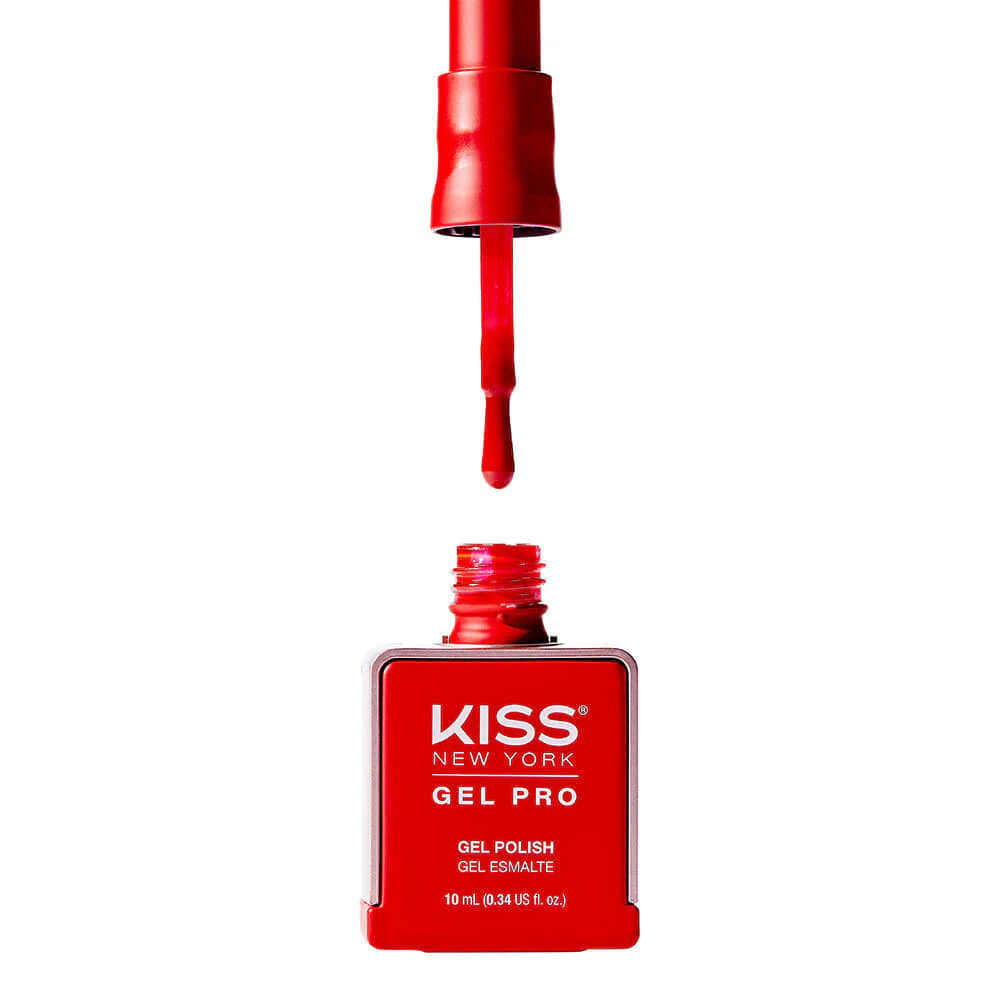 Kiss New York Gel Pro Nail Polish Core Colors - So Scarlet - Image 3