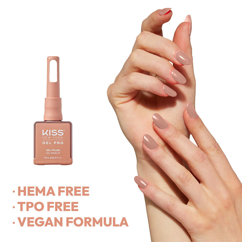 Kiss New York Gel Pro Nail Polish Core Colors - Soft Teddy - Image 5