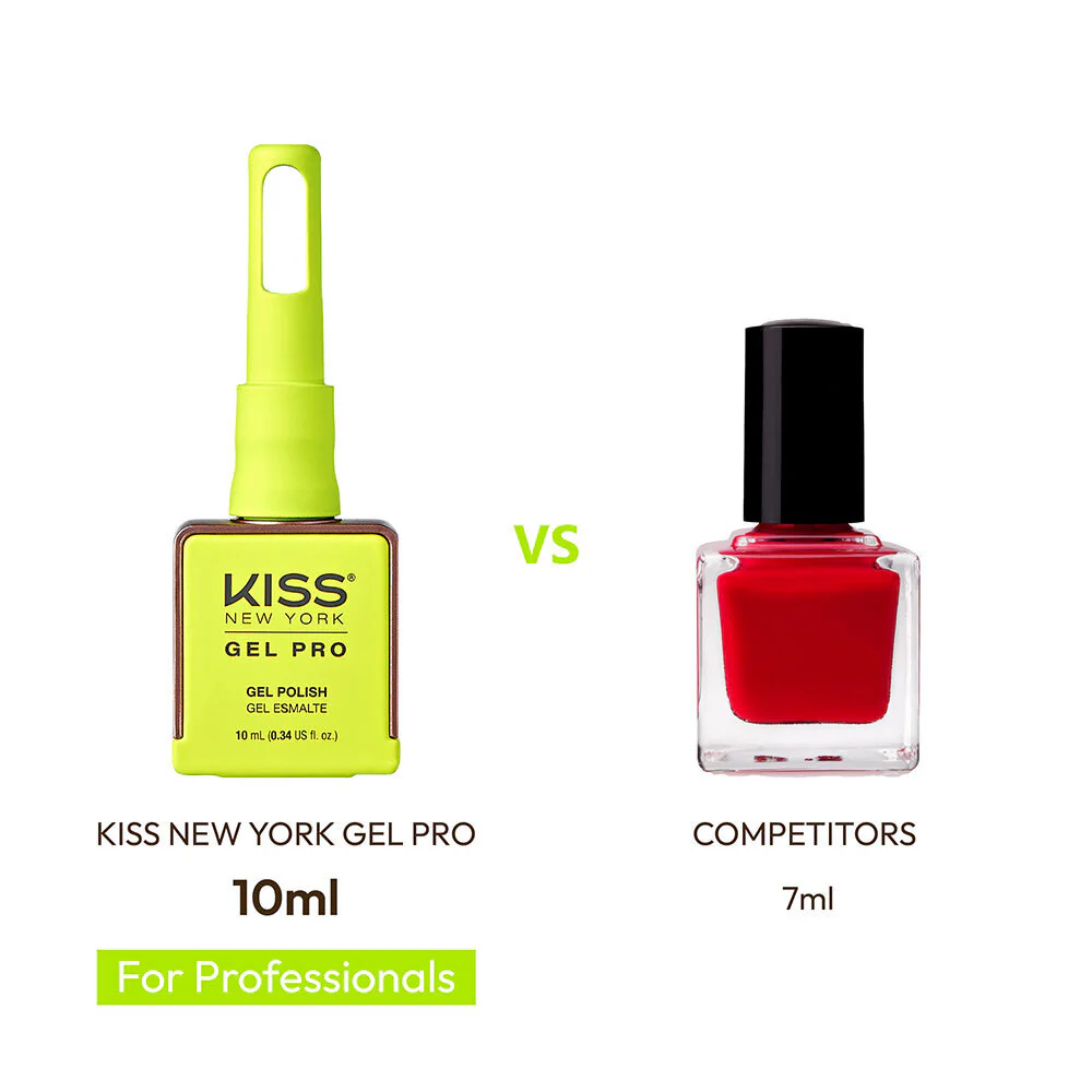 Kiss New York Gel Pro Nail Polish Summer Colors - Iconic Neon - Image 6