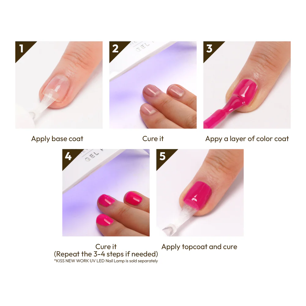 Kiss New York Gel Pro Nail Polish Summer Colors - Sweet & Sour - Image 7