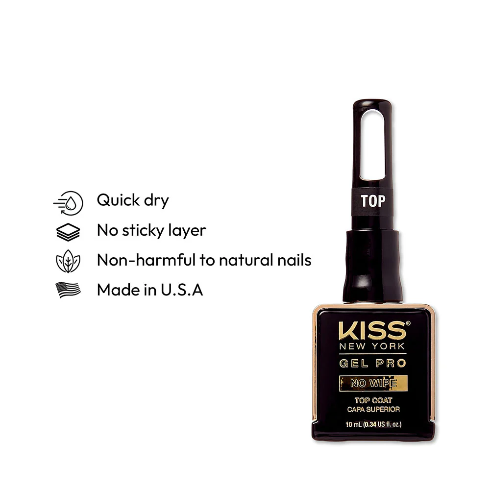 Kiss New York Gel Pro Top Coat - Image 3