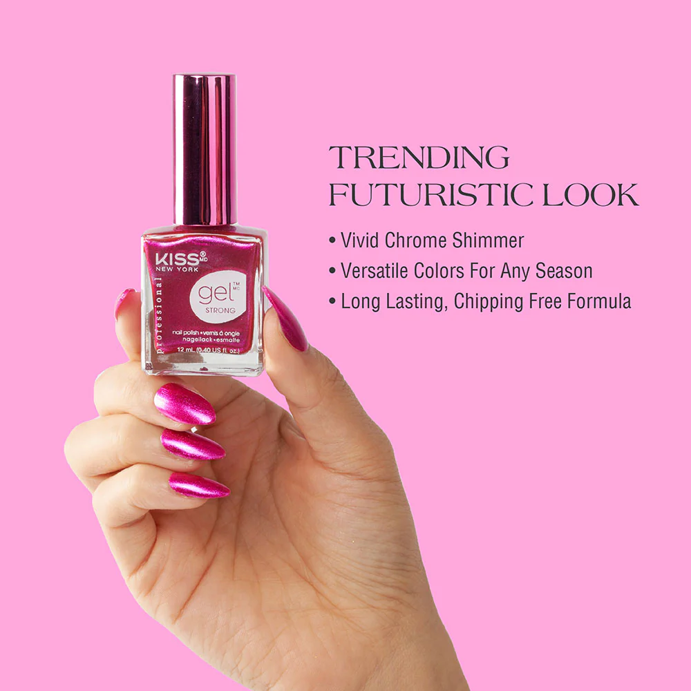 Kiss New York Gel Strong Nail Polish Go Chrome Edition - Image 16
