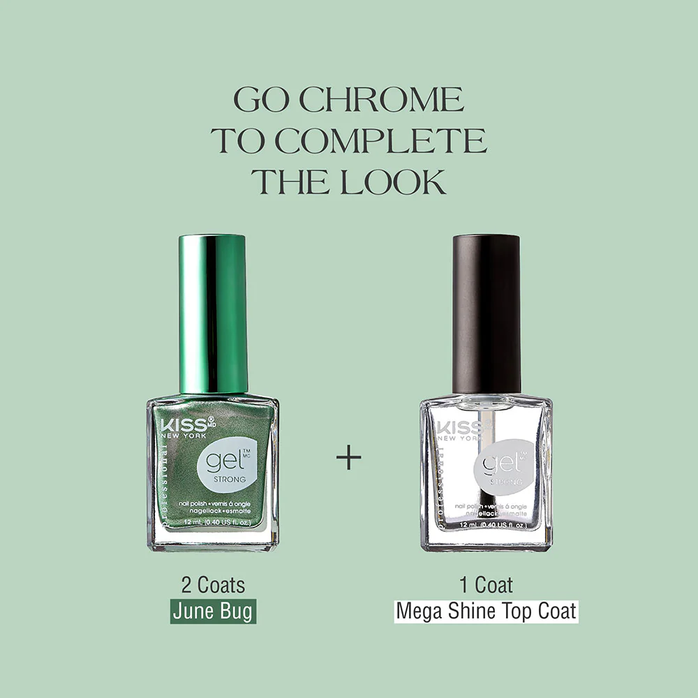 Kiss New York Gel Strong Nail Polish Go Chrome Edition - Image 18