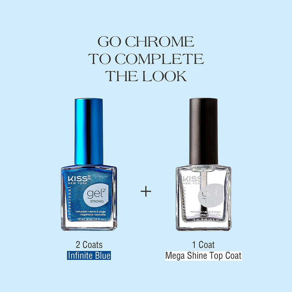 Kiss New York Gel Strong Nail Polish Go Chrome Edition - Image 19