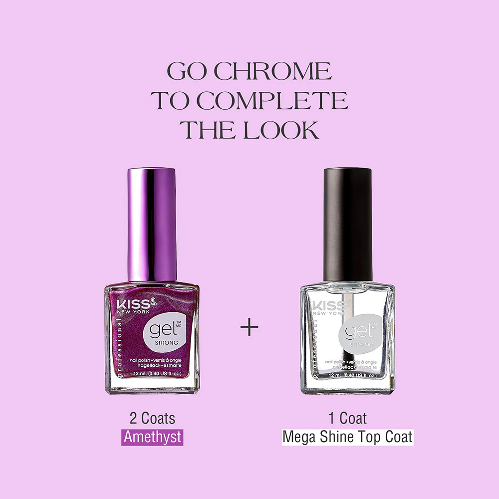 Kiss New York Gel Strong Nail Polish Go Chrome Edition - Image 20