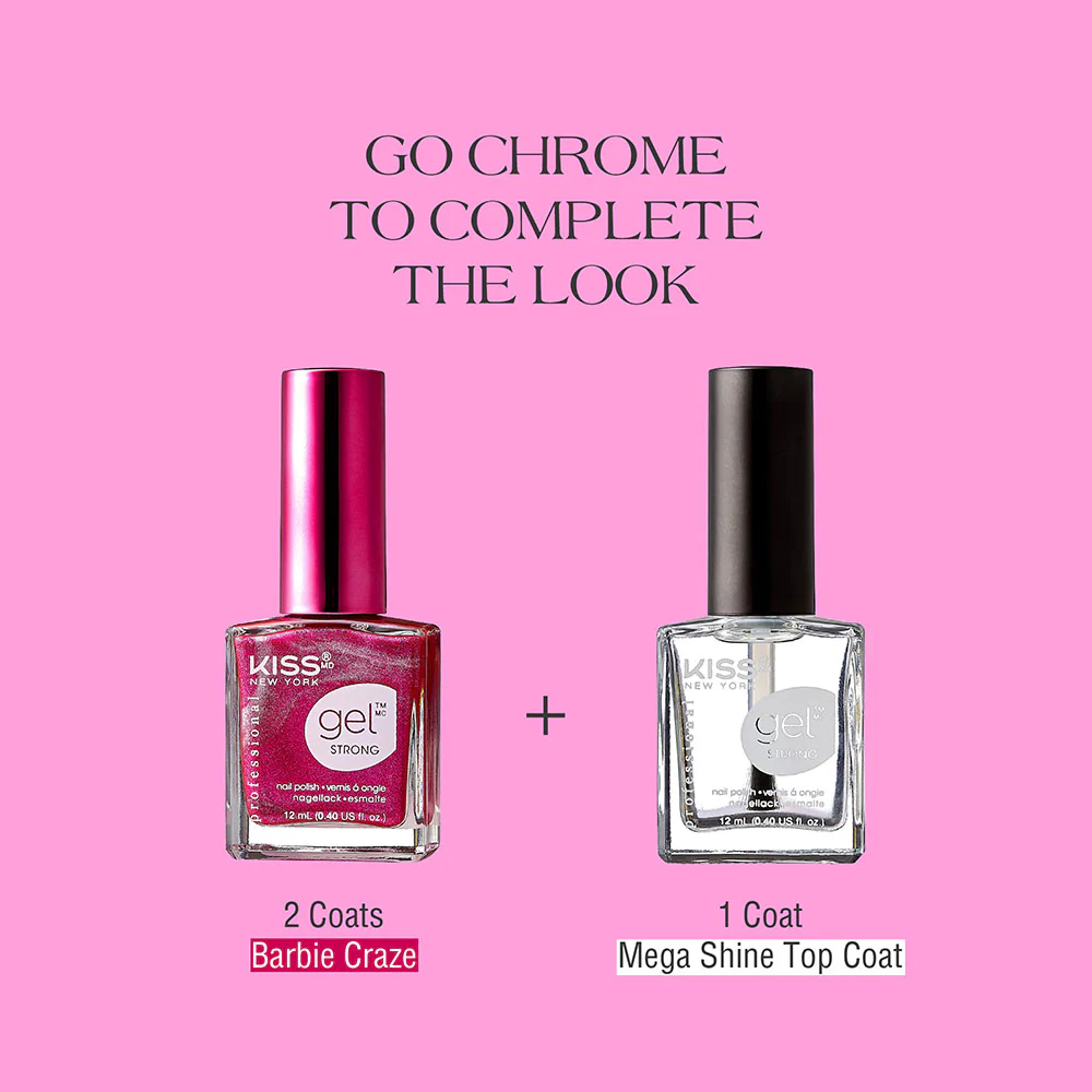 Kiss New York Gel Strong Nail Polish Go Chrome Edition - Image 21
