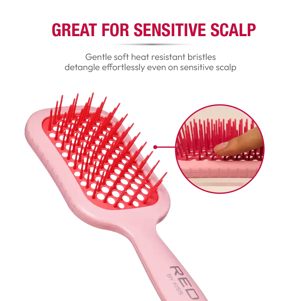 RED by KISS Gentle Wet & Dry Vent Heat-Resistant Brush - Image 16