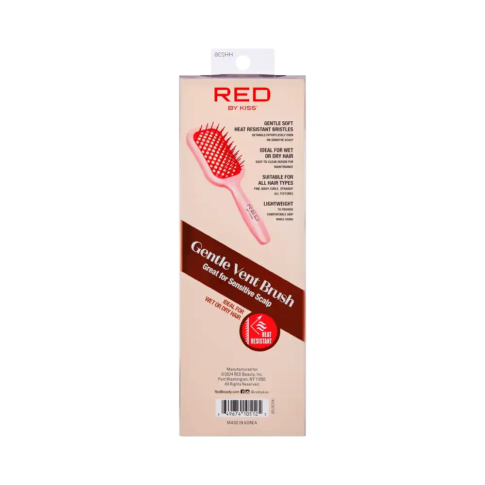 RED by KISS Gentle Wet & Dry Vent Heat-Resistant Brush - Image 21