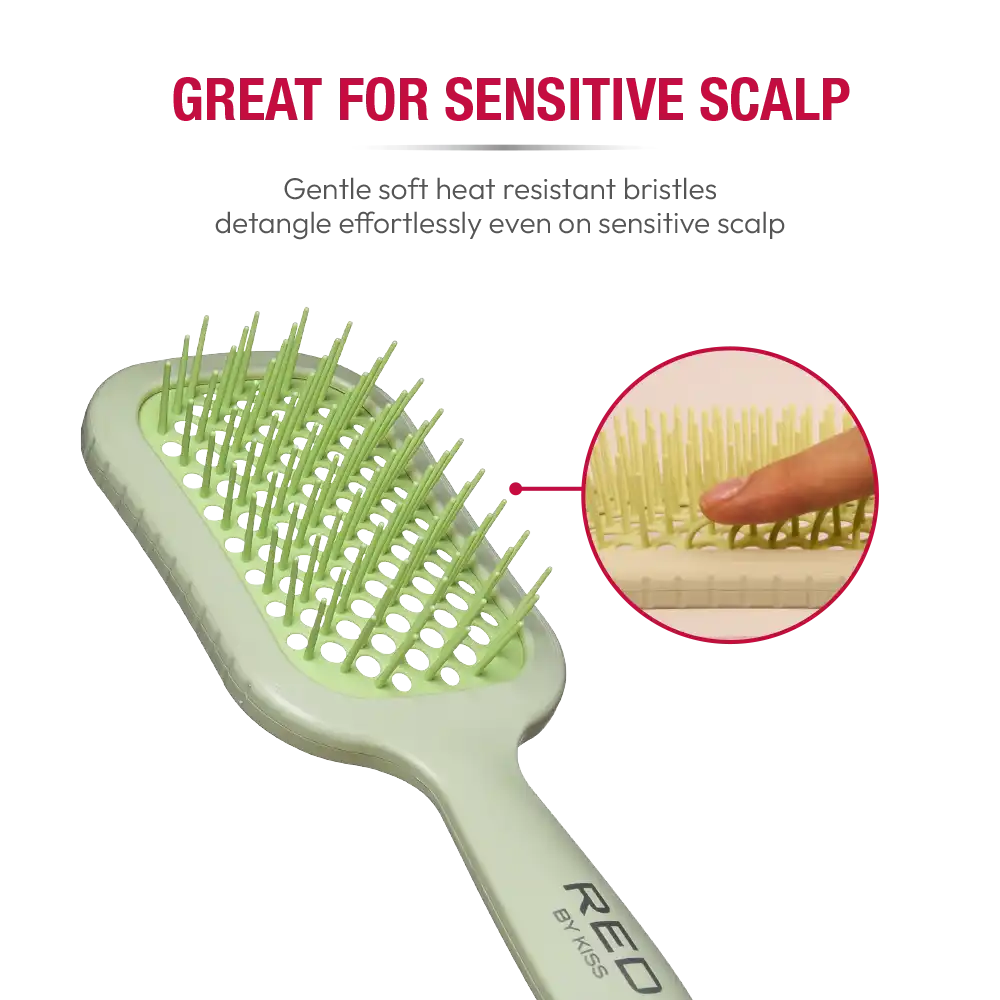 RED by KISS Gentle Wet & Dry Vent Heat-Resistant Brush - Image 5