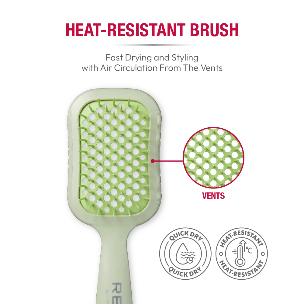 RED by KISS Gentle Wet & Dry Vent Heat-Resistant Brush - Image 7