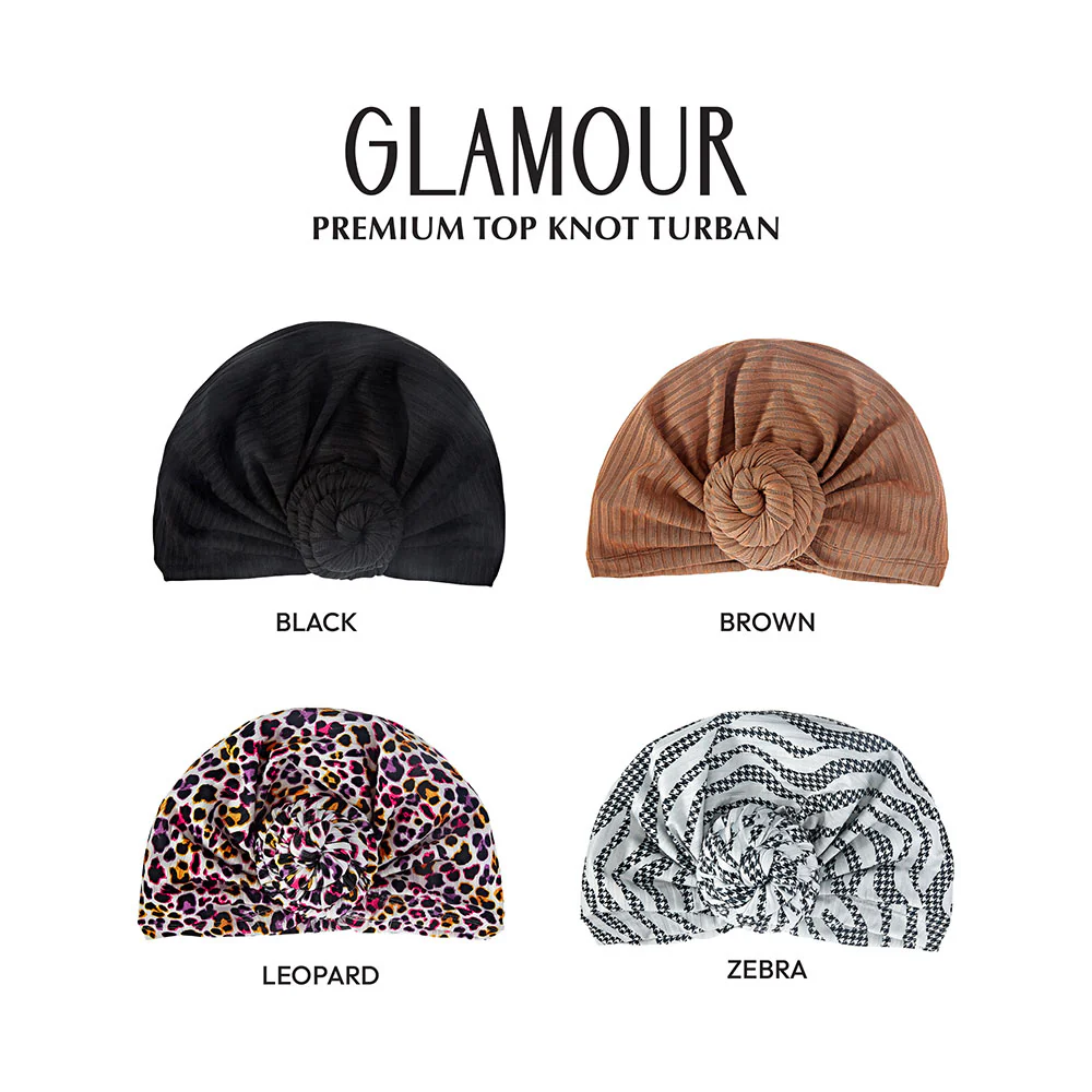 RED by KISS Glamour Premium Pre-Tied Top Knot Turban - Image 17