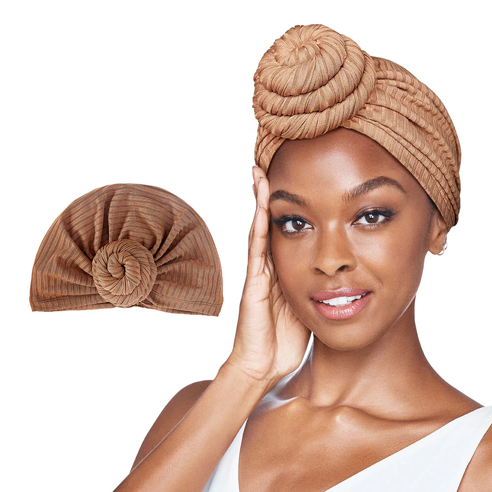 RED by KISS Glamour Premium Pre-Tied Top Knot Turban - Image 2
