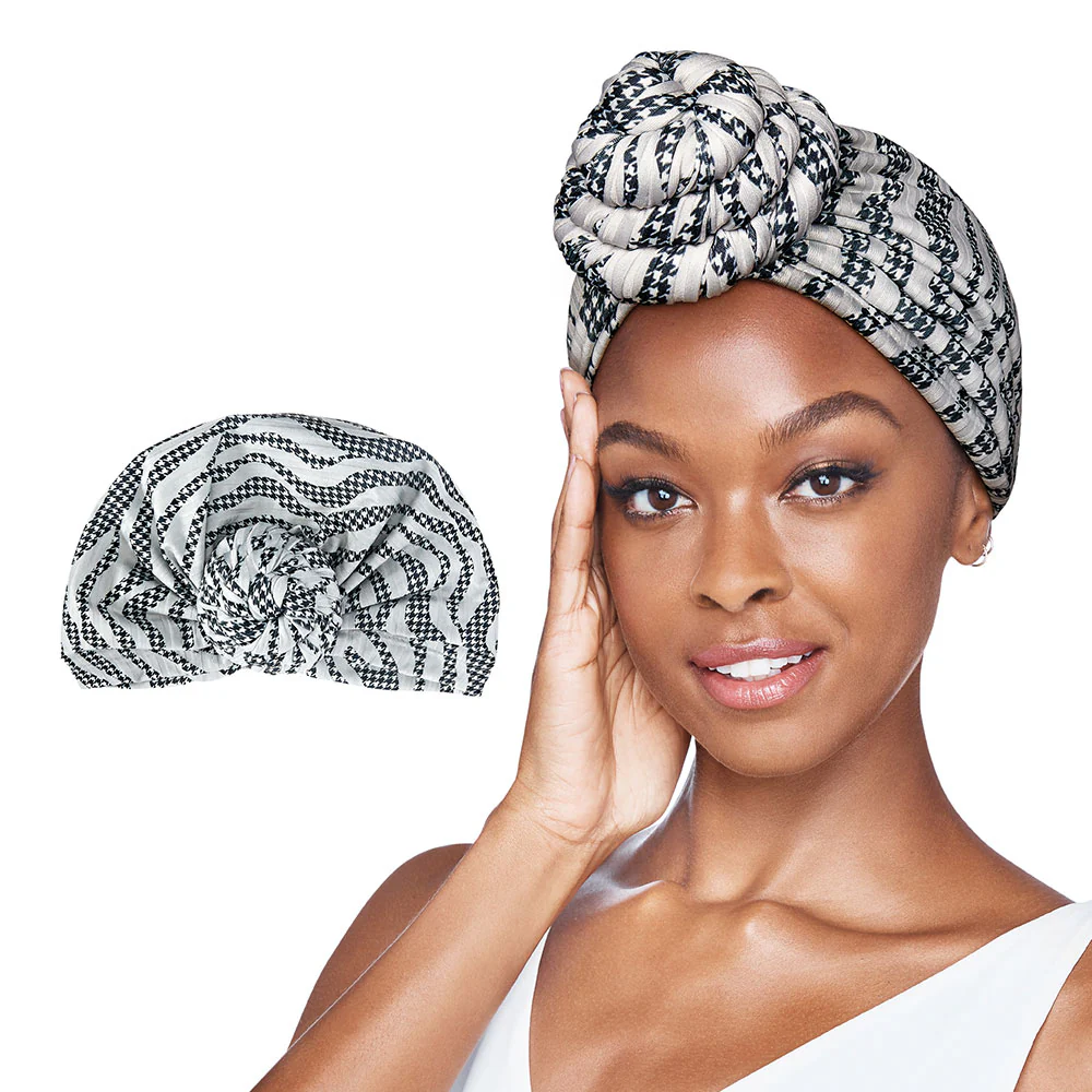RED by KISS Glamour Premium Pre-Tied Top Knot Turban - Image 4