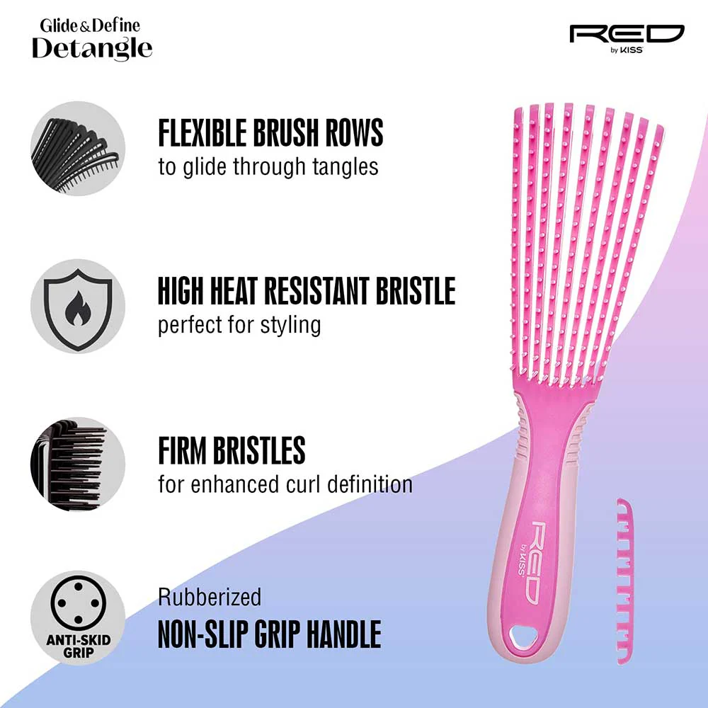 RED by KISS Glide & Define Detangle Brush - Image 12