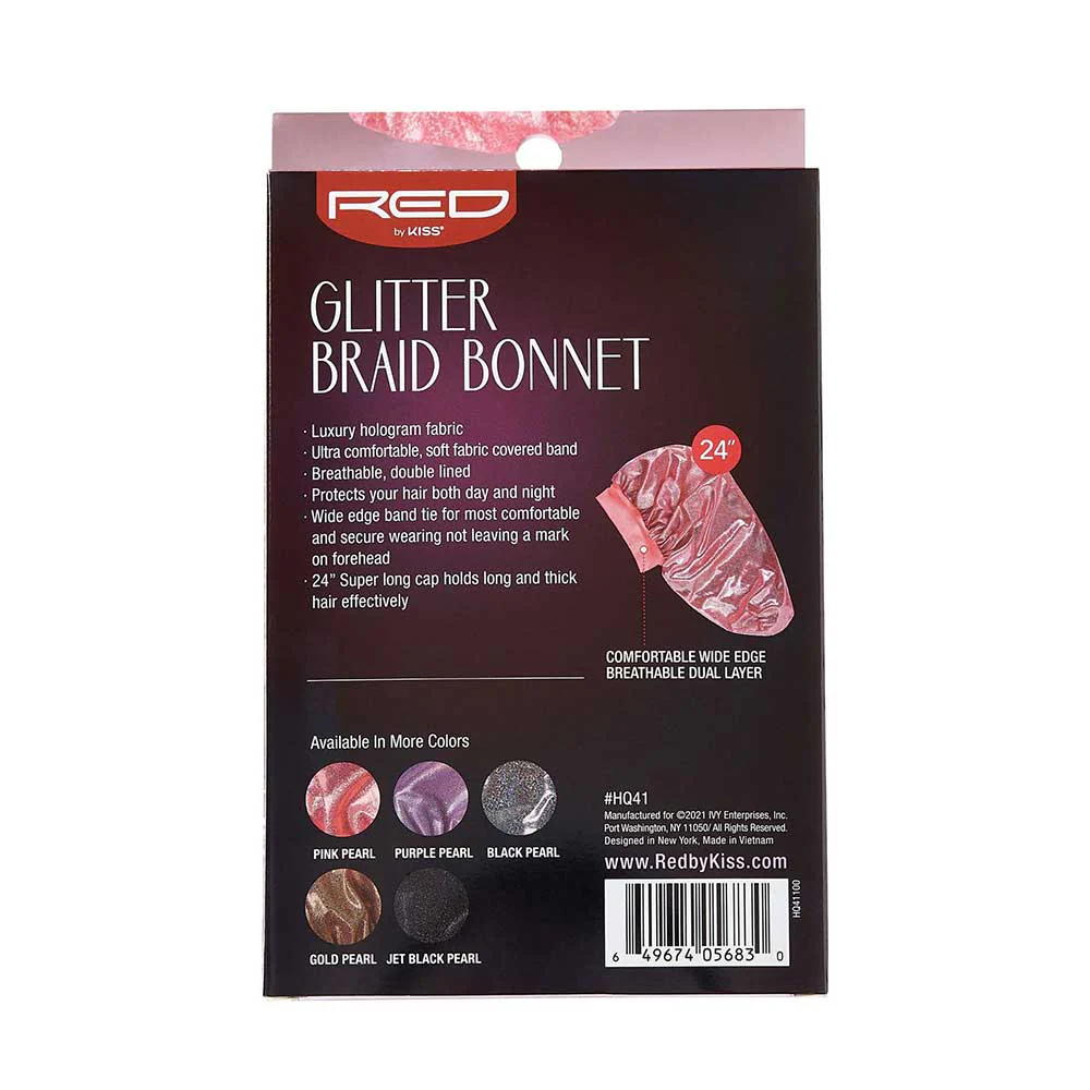 RED by KISS Glitter Braid Bonnet - Image 11