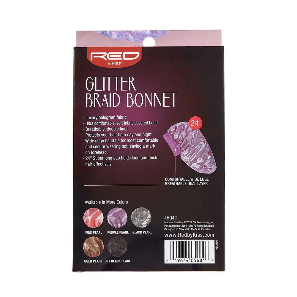 RED by KISS Glitter Braid Bonnet - Image 12