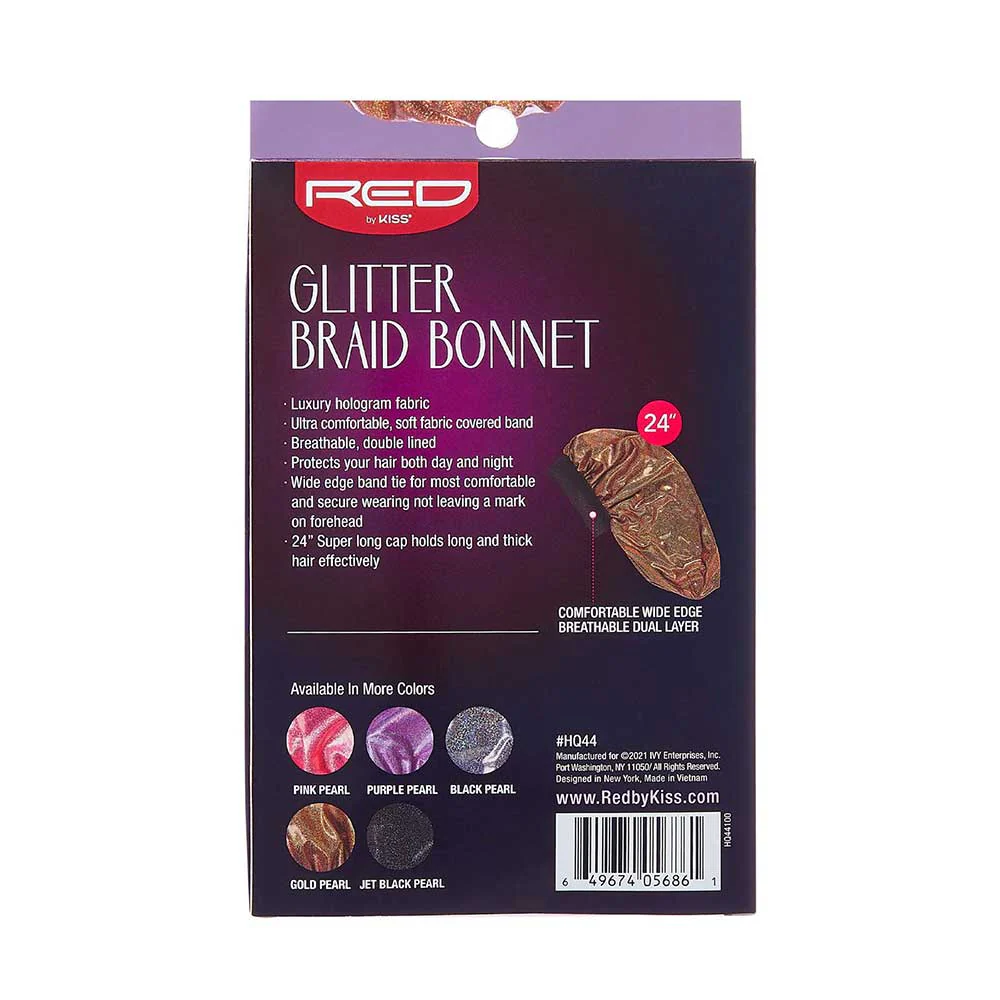 RED by KISS Glitter Braid Bonnet - Image 14