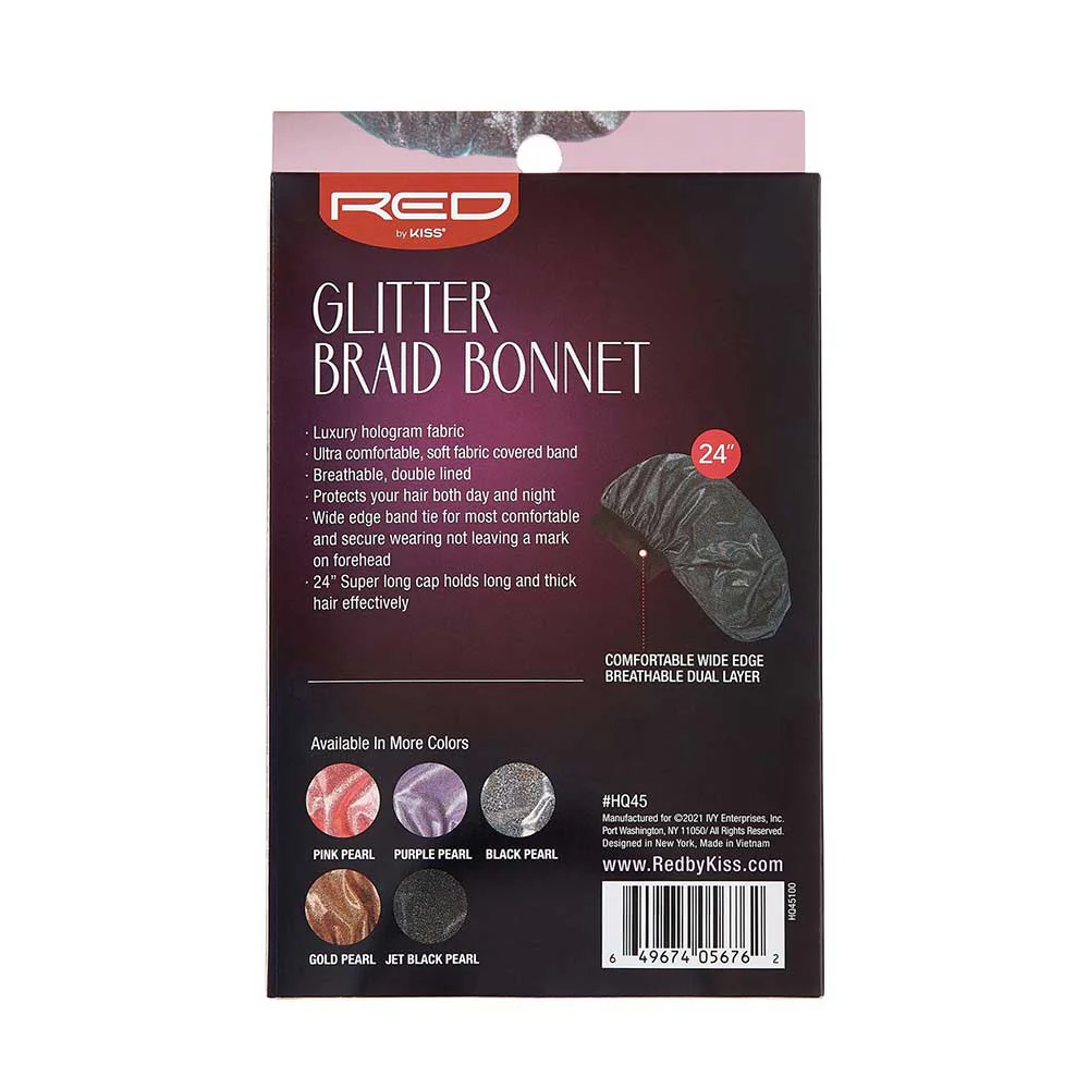 RED by KISS Glitter Braid Bonnet - Image 15