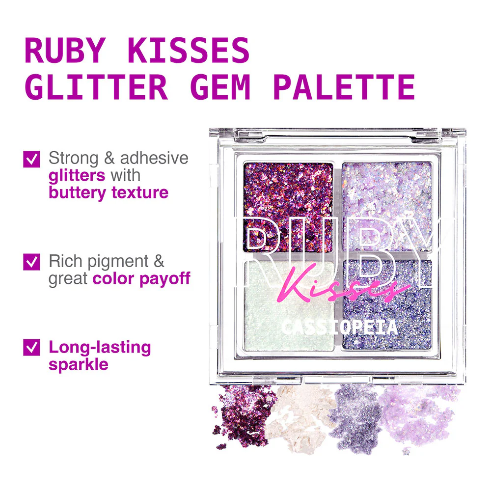 Ruby Kisses Glitter Gem Palette - Image 12