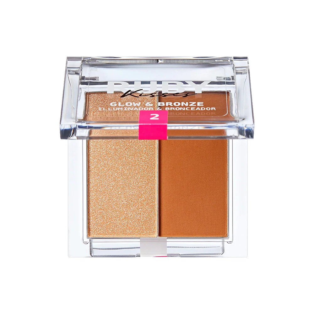 Ruby Kisses Glow & Bronze Highlighter Bronzer Duo - Image 22