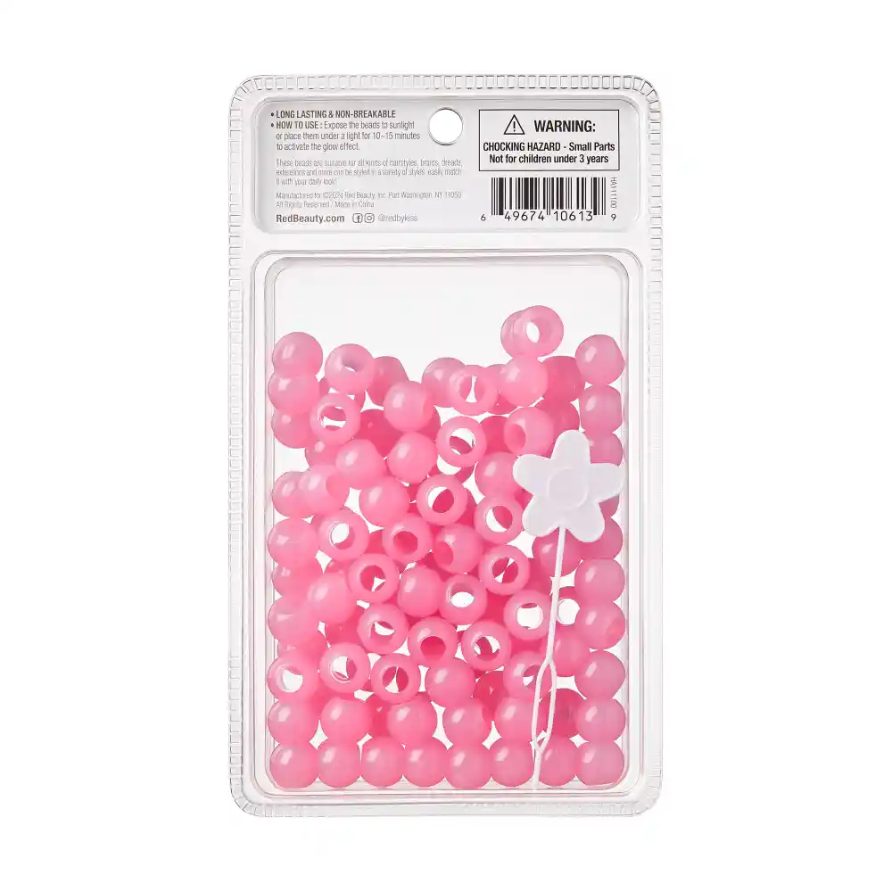 RED by KISS Glow In The Dark Hair Beads - Image 17
