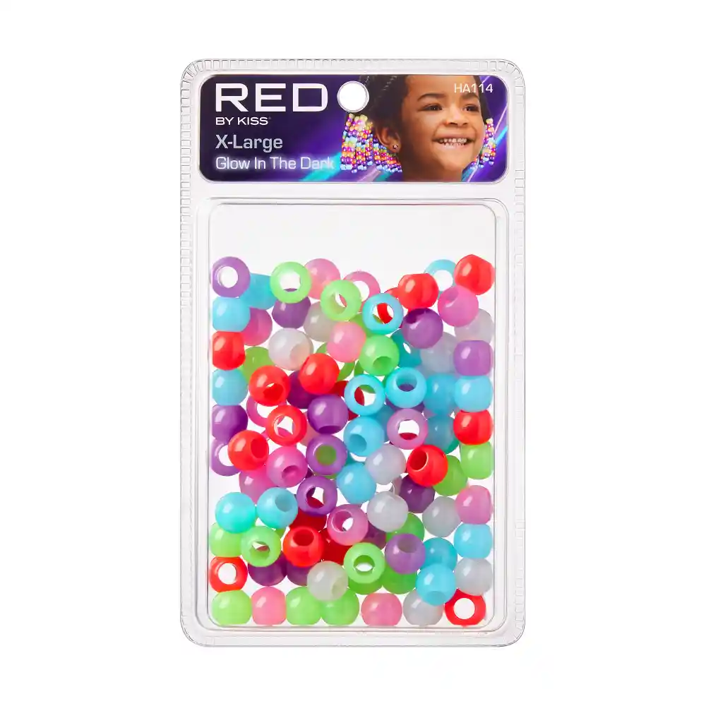 RED by KISS Glow In The Dark Hair Beads - Image 39