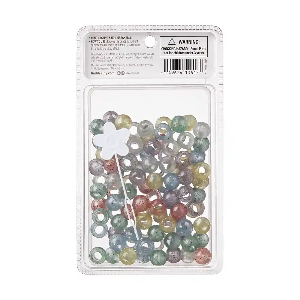 RED by KISS Glow In The Dark Hair Beads - Image 63