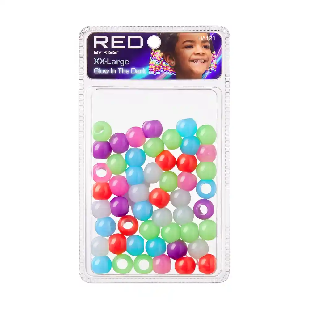 RED by KISS Glow In The Dark Hair Beads - Image 65
