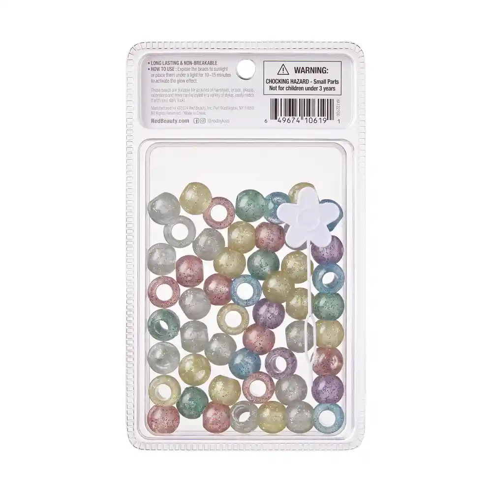 RED by KISS Glow In The Dark Hair Beads - Image 74