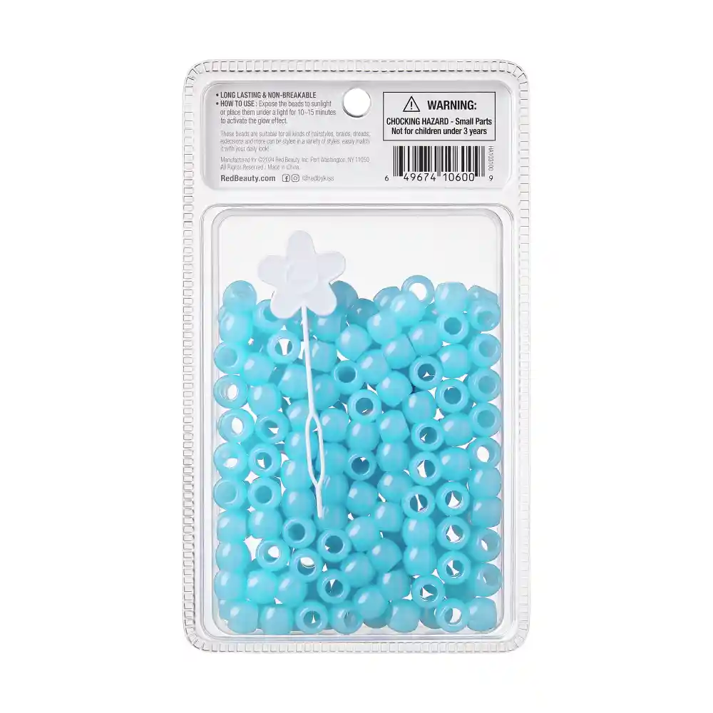 RED by KISS Glow In The Dark Hair Beads - Image 83