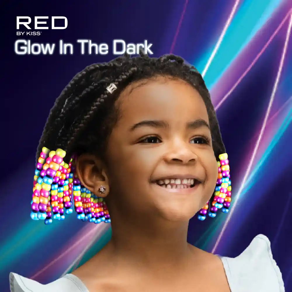 RED by KISS Glow In The Dark Hair Beads - Image 85