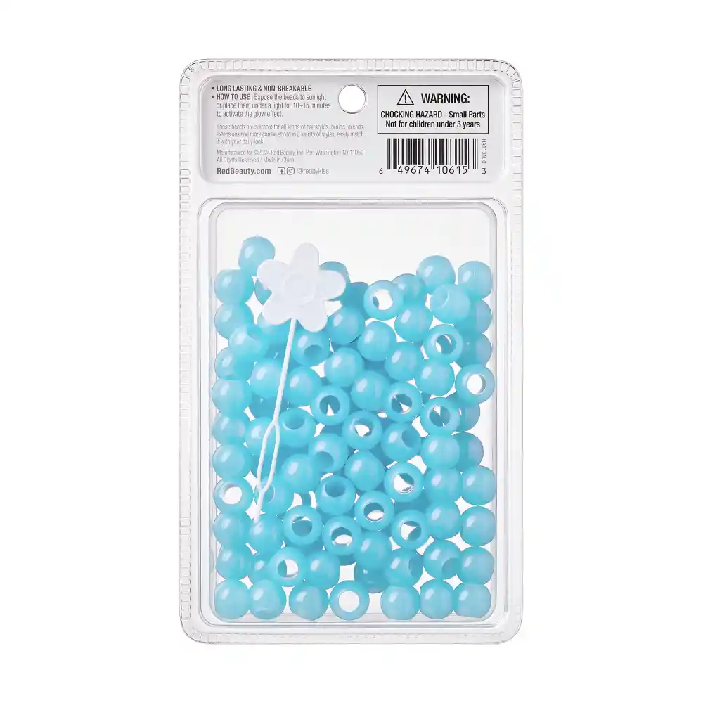 RED by KISS Glow In The Dark Hair Beads - Image 92