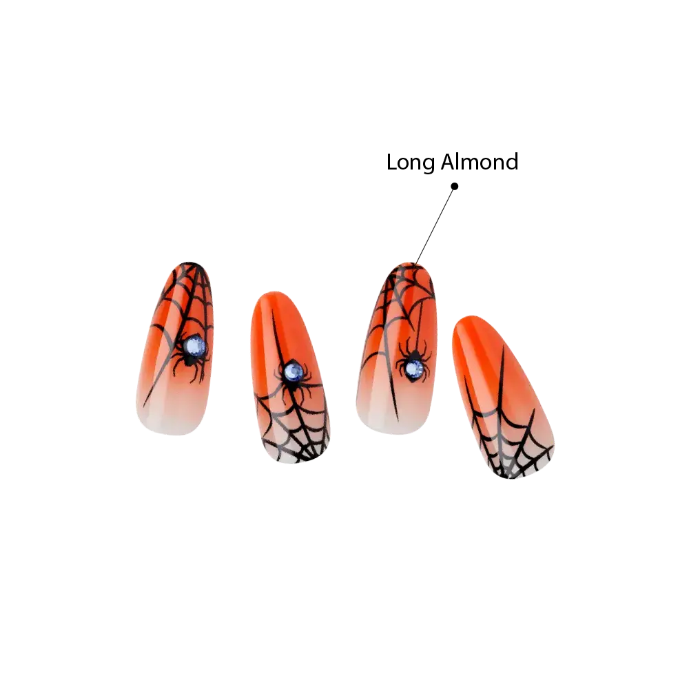 Gold Finger Glow In The Dark Halloween Glue-On Nails - Image 15