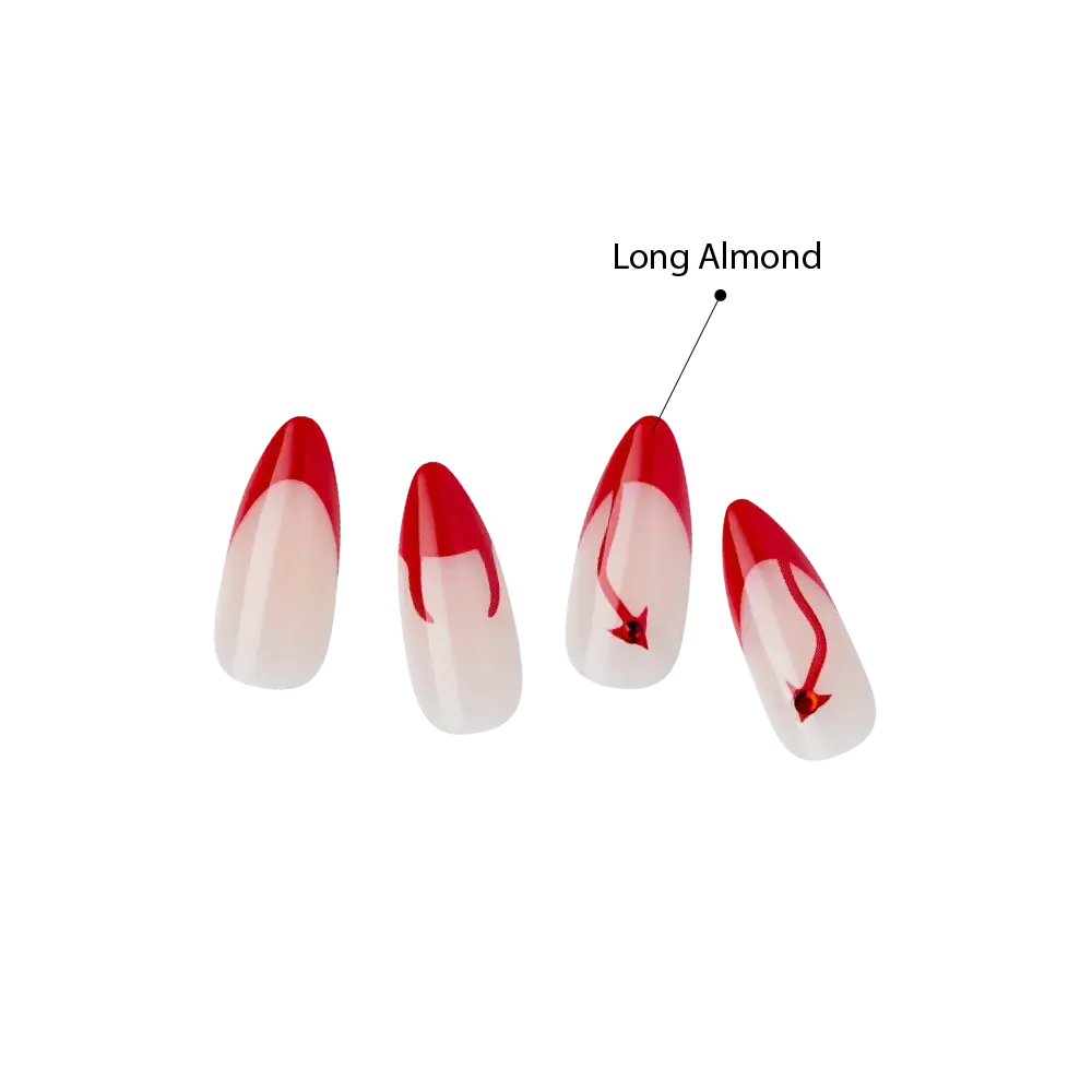 Gold Finger Glow In The Dark Halloween Glue-On Nails - Image 5