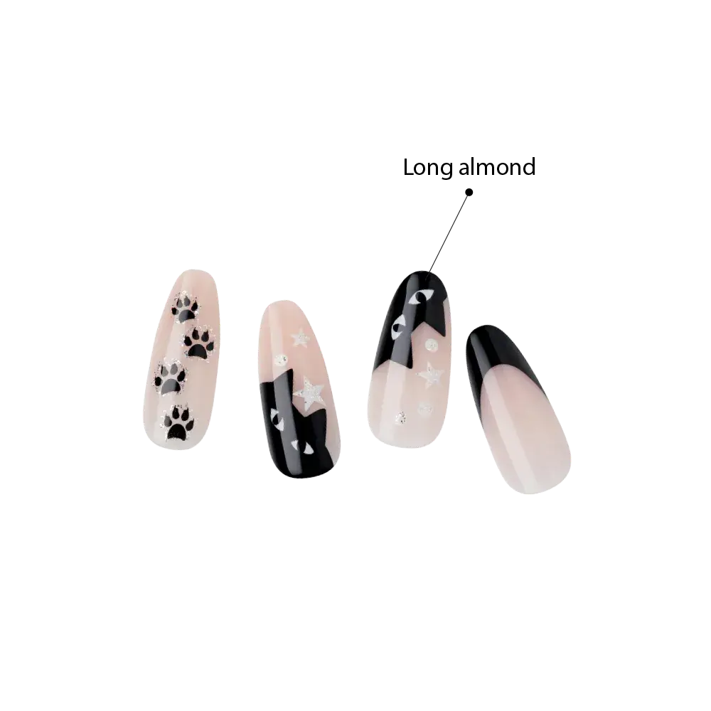 Gold Finger Glow In The Dark Halloween Glue-On Nails - Image 64