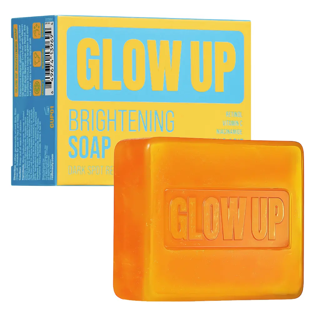 RED by KISS Glow Up Brightening Bar Soap Kojic Acid & Turmeric for Dark Spots - Image 7