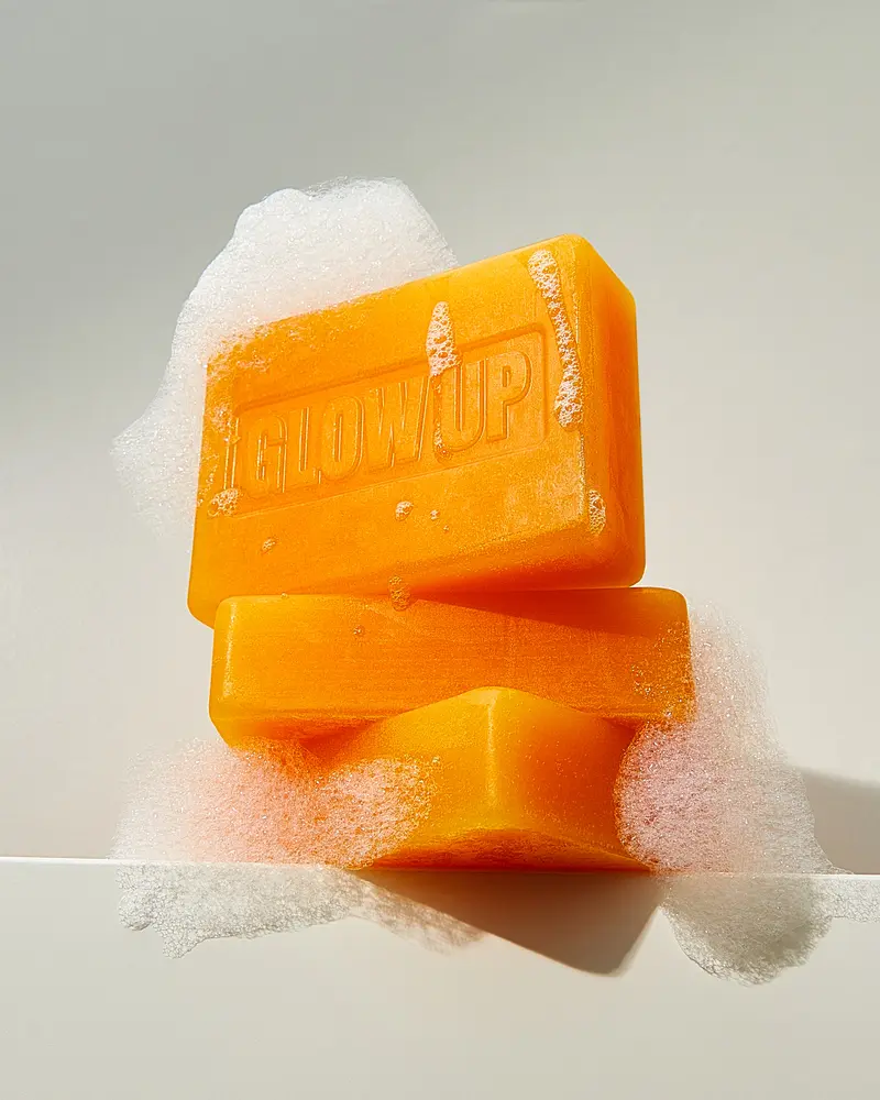 RED by KISS Glow Up Brightening Bar Soap Kojic Acid & Turmeric for Dark Spots - Image 8