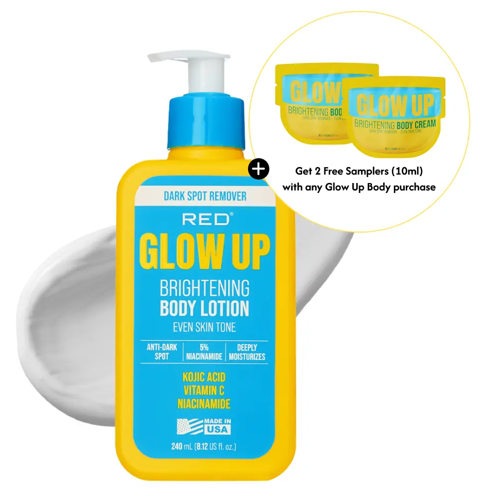 RED by KISS Glow Up Brightening Body Lotion with Kojic Acid, Vitamin C & Niacinamide - Image 7