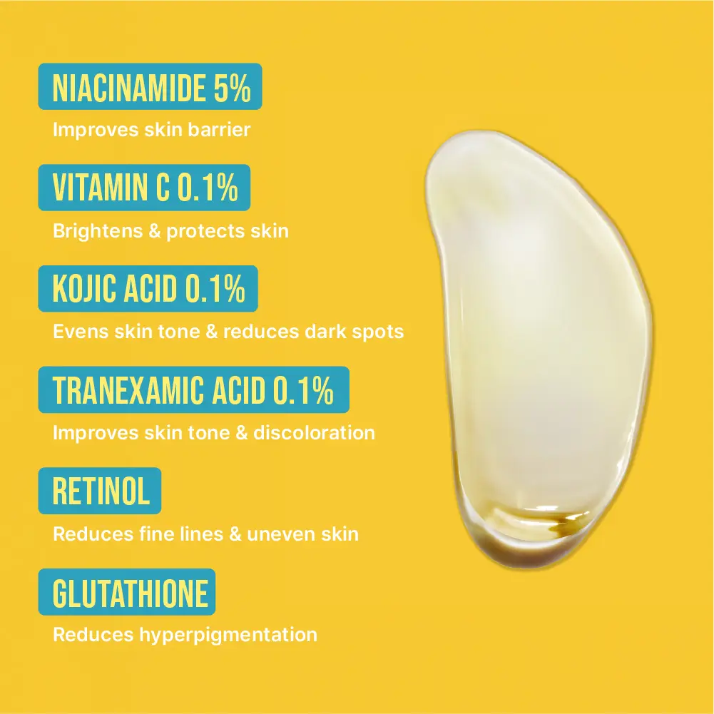 RED by KISS Glow Up Brightening Body Serum Gel with Kojic Acid & Vitamin C - Image 3