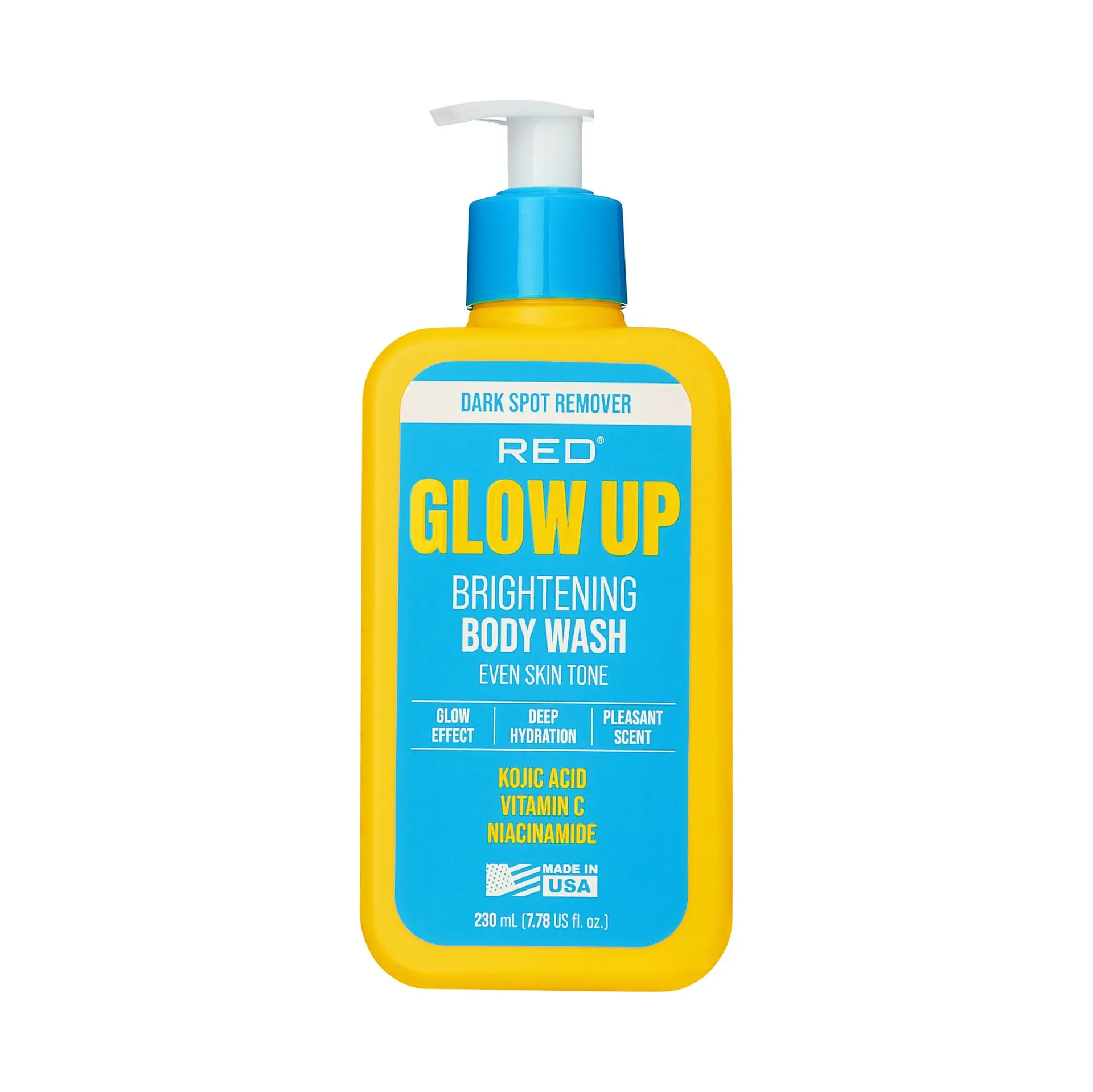 RED by KISS Glow Up Brightening Body Wash with Kojic Acid, Vitamin C & Niacinamide - Image 7