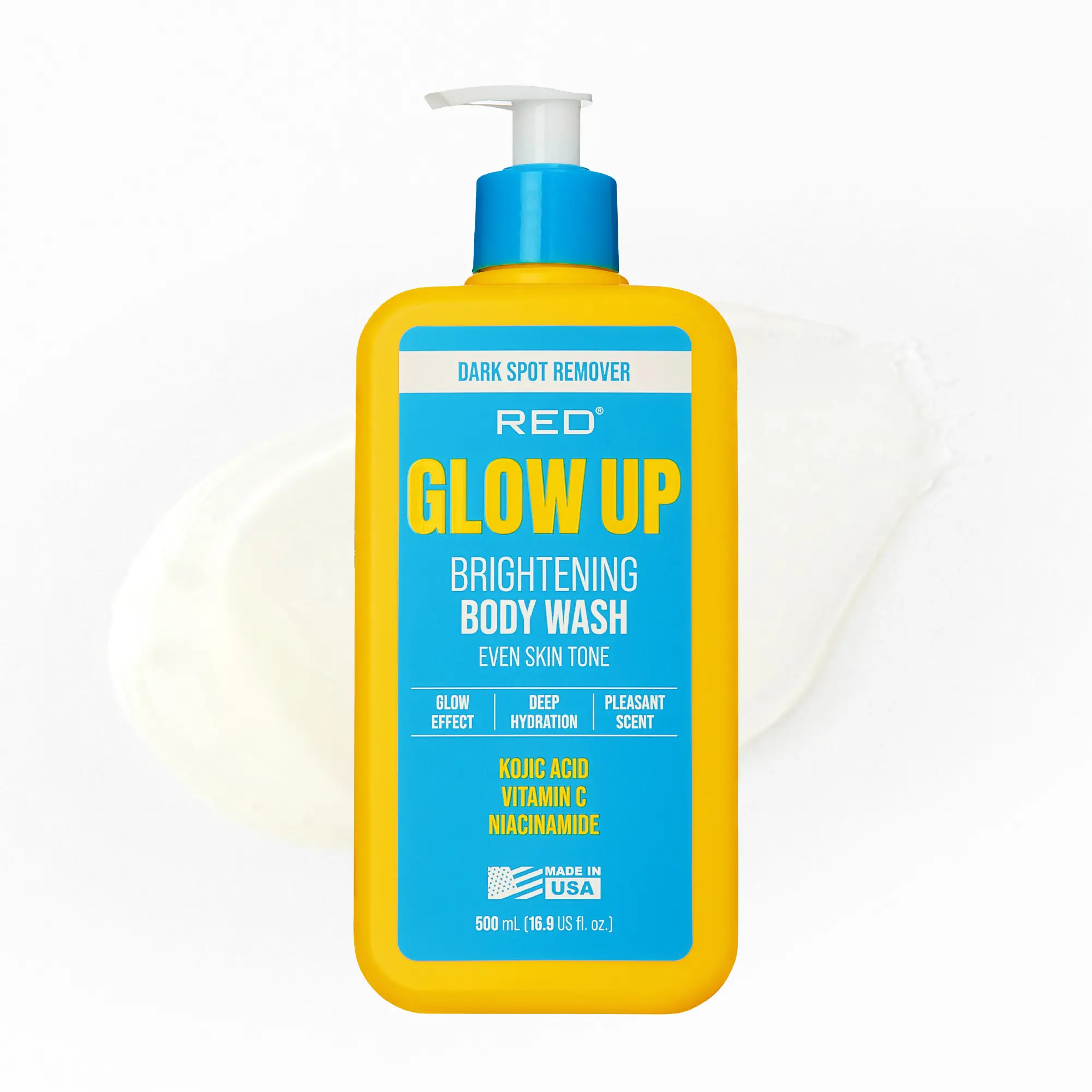 RED by KISS Glow Up Brightening Body Wash with Kojic Acid, Vitamin C & Niacinamide - Image 9