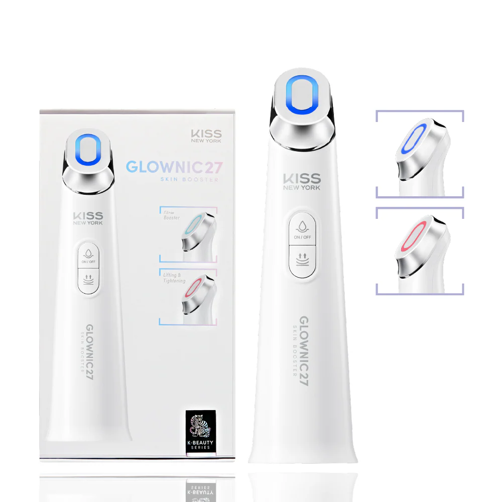 Kiss New York Glownic27 Microcurrent Facial Device – Electroporation Facial Skin Booster for Absorption & Firming - Image 17