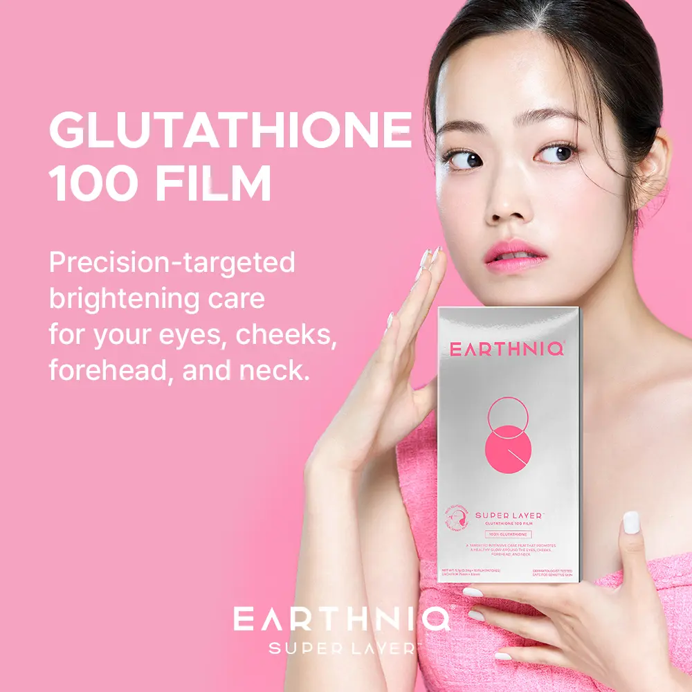 EARTHNIQ Glutathione Brightening Mask Film – Korean Vegan Skincare for Total Radiance, Hydration & Even Skin Tone - Image 3