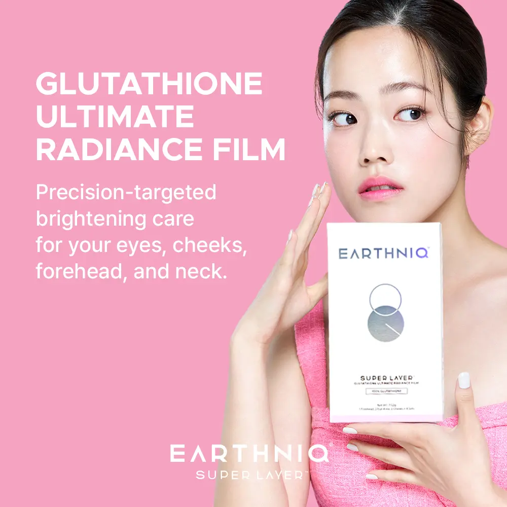 EARTHNIQ Glutathione Radiance Mask Film – Korean Brightening Skincare for Even Tone, Glow & Hydration - Image 4