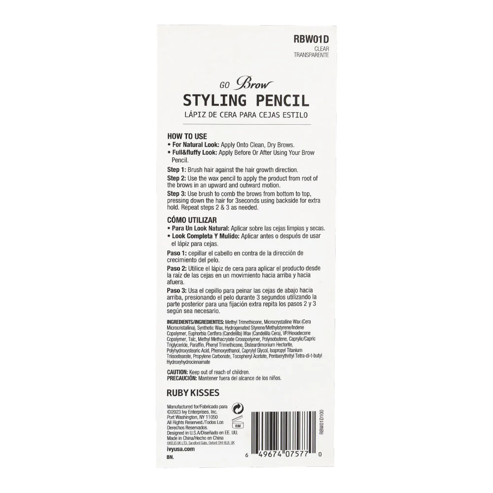 Ruby Kisses Go Brow Brow Wax Styling Pencil - Image 7