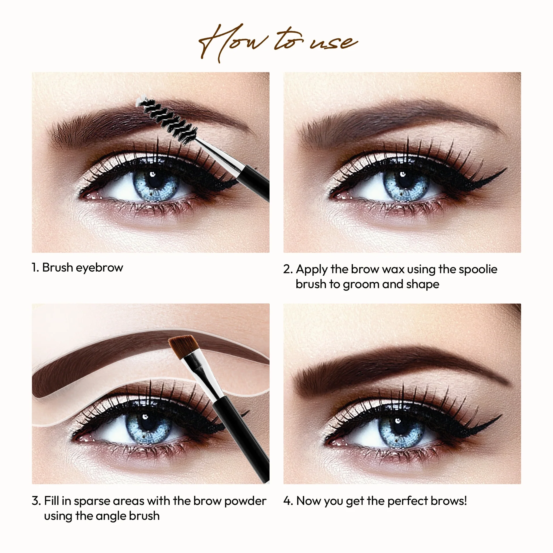 Ruby Kisses Go Brow Eyebrow Kit - Image 10