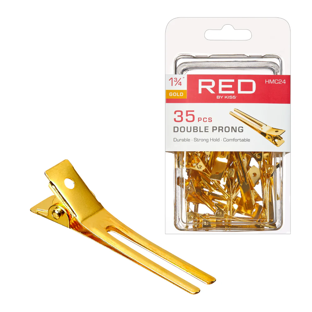 RED by KISS Gold Double Prong Clip 1 3/4" - Image 3