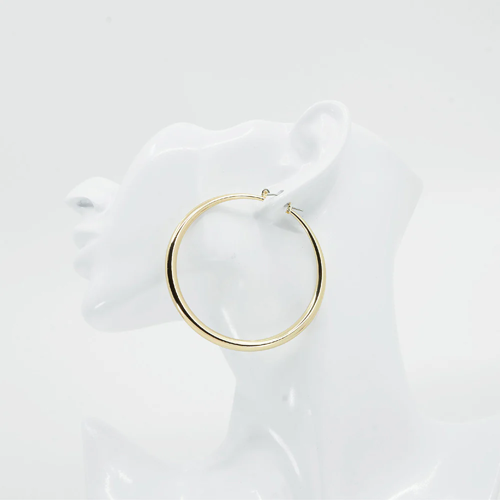RED by KISS Gold / Silver Plated Hollow Hoop Earrings - Image 19