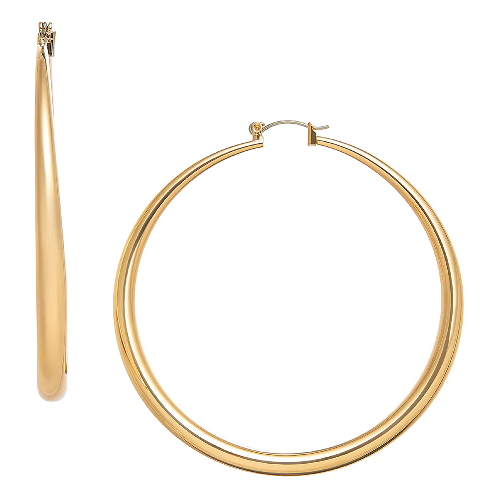 RED by KISS Gold / Silver Plated Hollow Hoop Earrings - Image 25