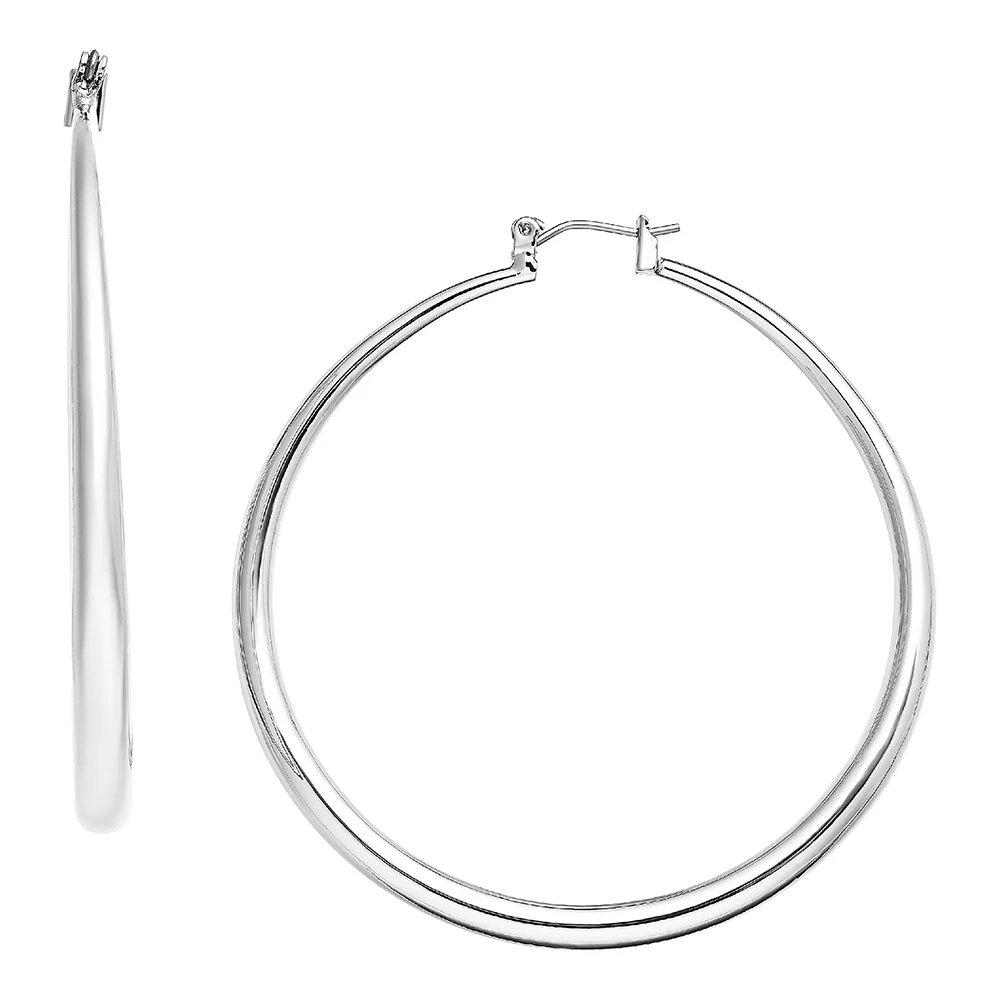 RED by KISS Gold / Silver Plated Hollow Hoop Earrings - Image 28